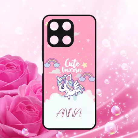 Egyedi Nevekkel - Trendi Csajok  Kawaii Egyszarvú - Honor tok 