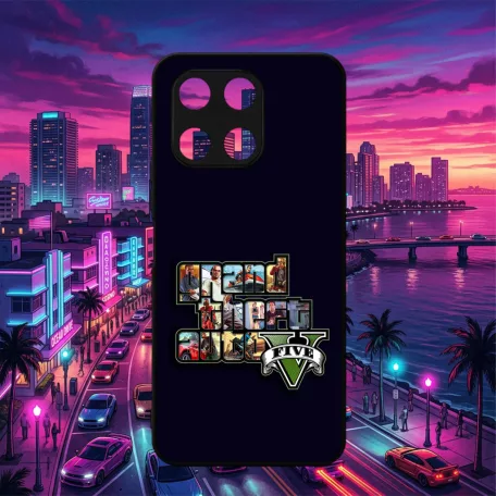 Grand Theft  Auto - GTA V logo - Honor tok