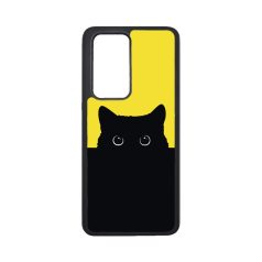Black and yellow cat - Huawei tok 