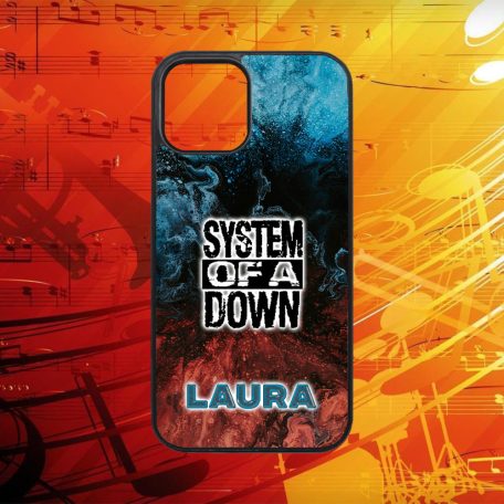 Egyedi nevekkel - System of a Down logo - iPhone tok 