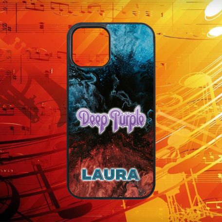 Egyedi nevekkel - Deep Purple logo - iPhone tok 