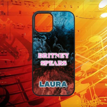 Egyedi nevekkel - Britney Spears logo - iPhone tok 