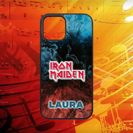 Egyedi nevekkel - Iron Maiden logo - iPhone tok 