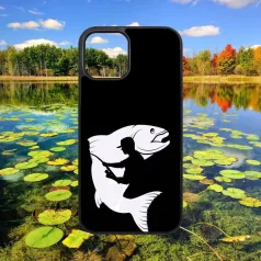 Horgászat - Silhouette  - iPhone tok 