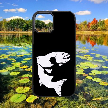 Horgászat - Silhouette  - iPhone tok 