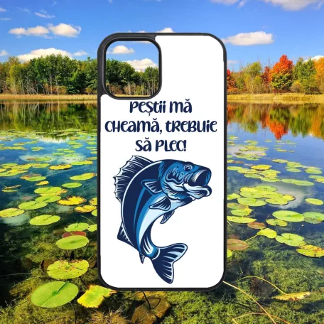 Pescuit – Peștii mă cheamă, trebuie să plec! - Husă iPhone 