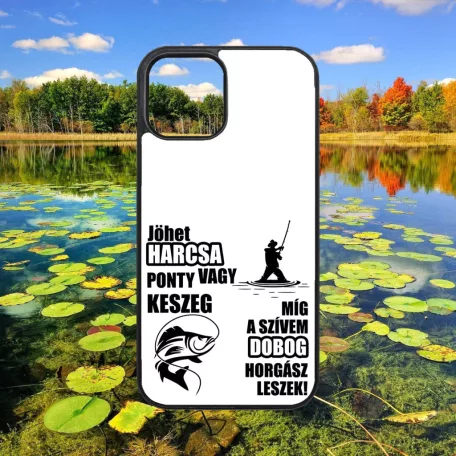 Horgászat - Míg a szívem dobog ... - iPhone tok 