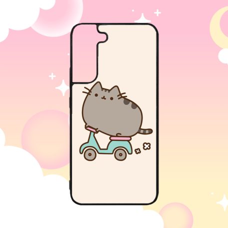 Pusheen - Scooter - Samsung tok