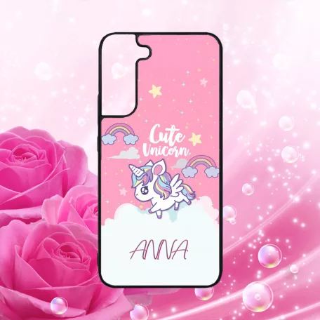 Egyedi Nevekkel - Trendi Csajok  Kawaii Egyszarvú - Samsung tok