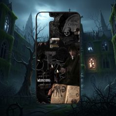 Wednesday - Gótikus kollázs - Samsung tok