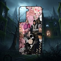 Wednesday - Wednesday és Enid kollázs - Samsung tok