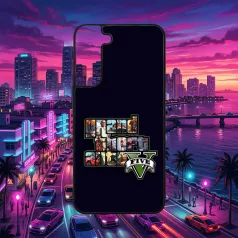Grand Theft  Auto - GTA V logo - Samsung tok