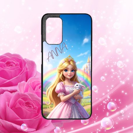 Egyedi Nevekkel - Trendi Csajok  Szivárvány Hercegnő - Xiaomi tok 